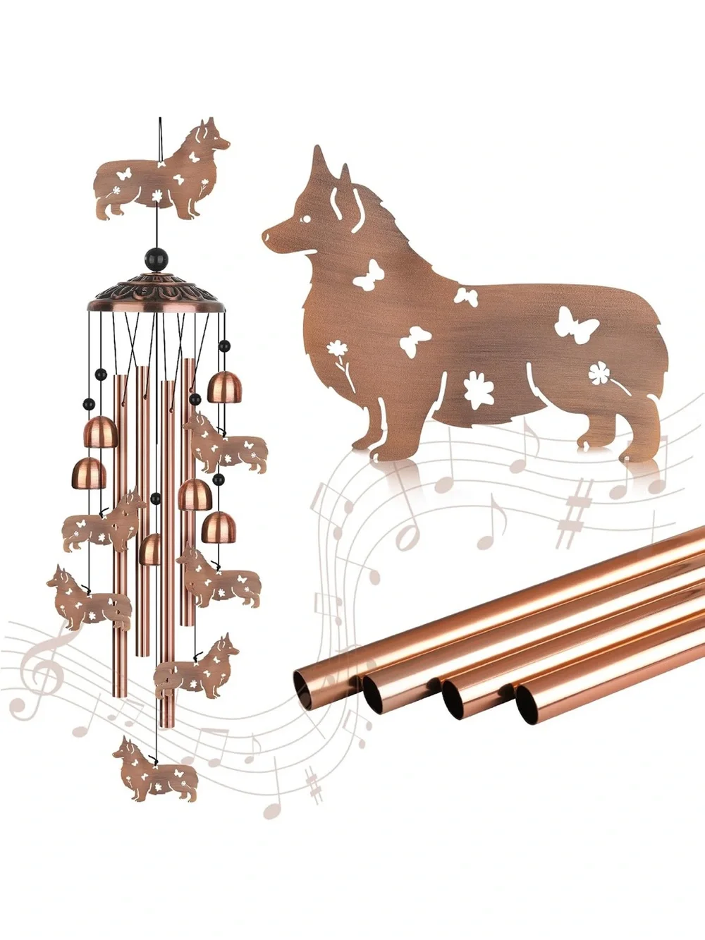 Dog Wind Chime - Decorative Home Decor